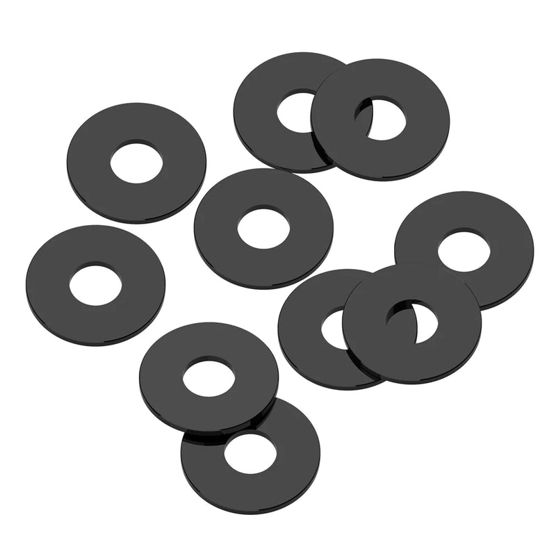 1UP Racing 80401 Black Precision Aluminum Shims 3x8x0.5mm 10 Pack