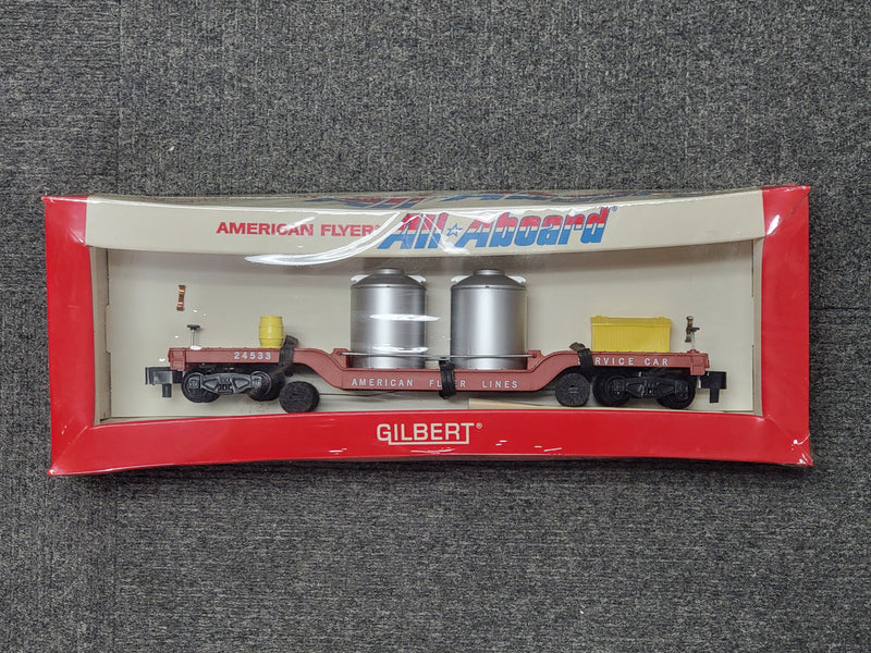American Flyer 24533 S Gauge Track Cleaning Service Car - NOS