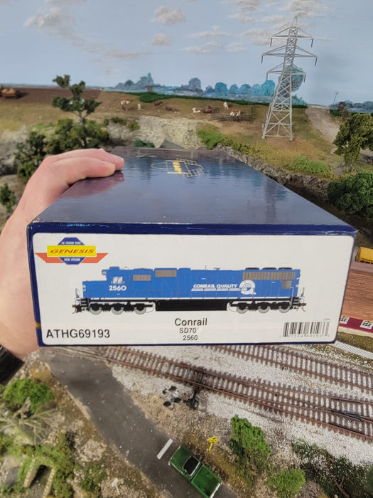Athearn Genesis G69193 HO Scale EMD SD70 Conrail Quality CR 2560 - NOS
