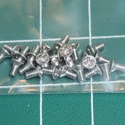 M2 x 4mm Phillips Head Machine Screws for Aristo/Bachmann/USA G Scale Track (25 pack)