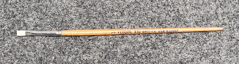 Floquil Poly S 633001 330 #1 White Bristle Paint Brush