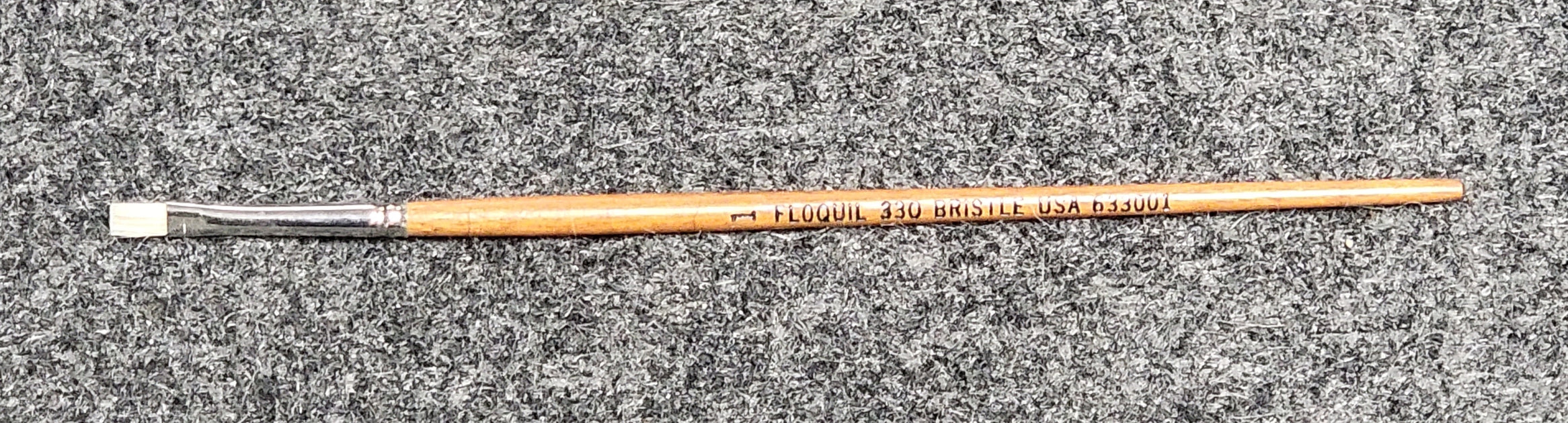 Floquil Poly S 633001 330 1 White Bristle Paint Brush — White Rose Hobbies