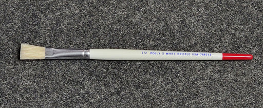 Floquil Poly S 768212 White Bristle 1/2" Paint Brush