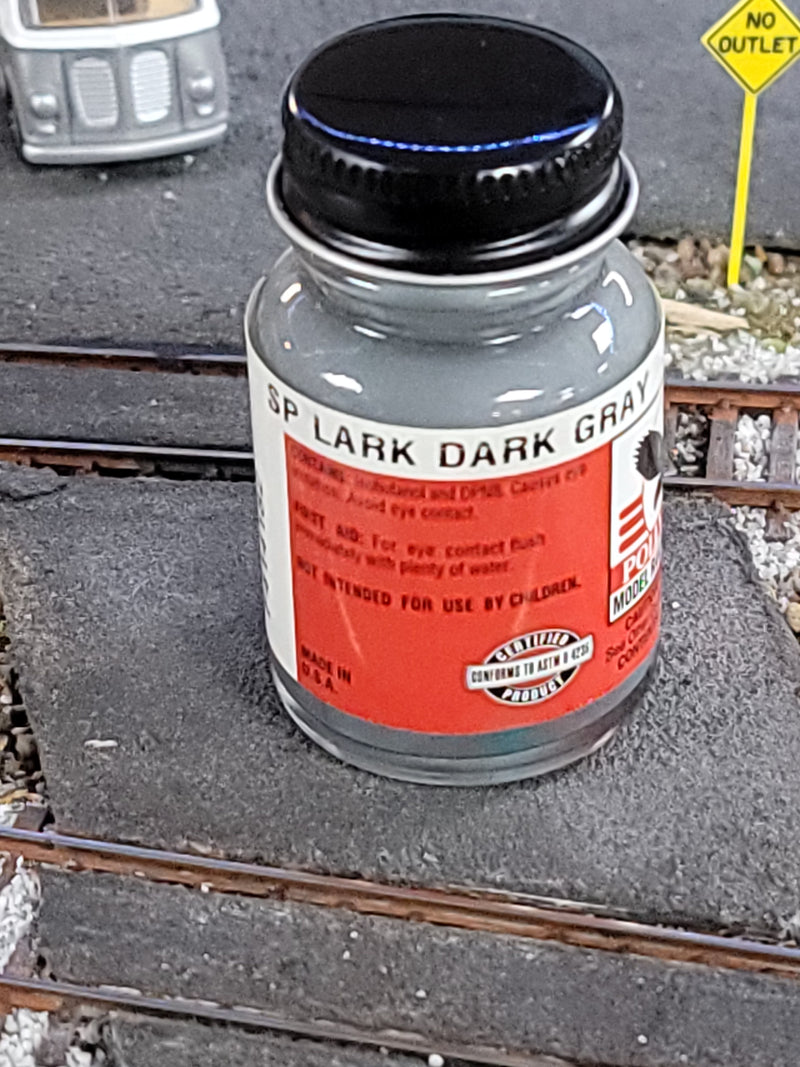 Floquil Poly S Poly Scale F414182 Southern Pacific SP Lark Dark Gray 1oz - NOS