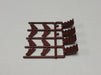 Branchline Trains 151007 HO Scale Heavyweight Car Steps - Oxide