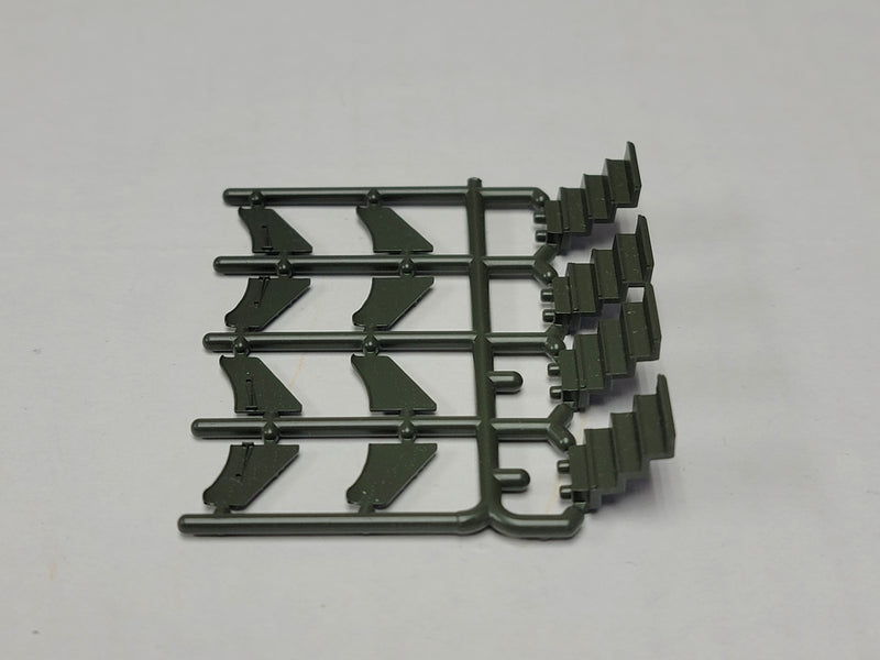 Branchline Trains 151007 HO Scale Heavyweight Car Steps - Green