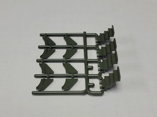 Branchline Trains 151007 HO Scale Heavyweight Car Steps - Green