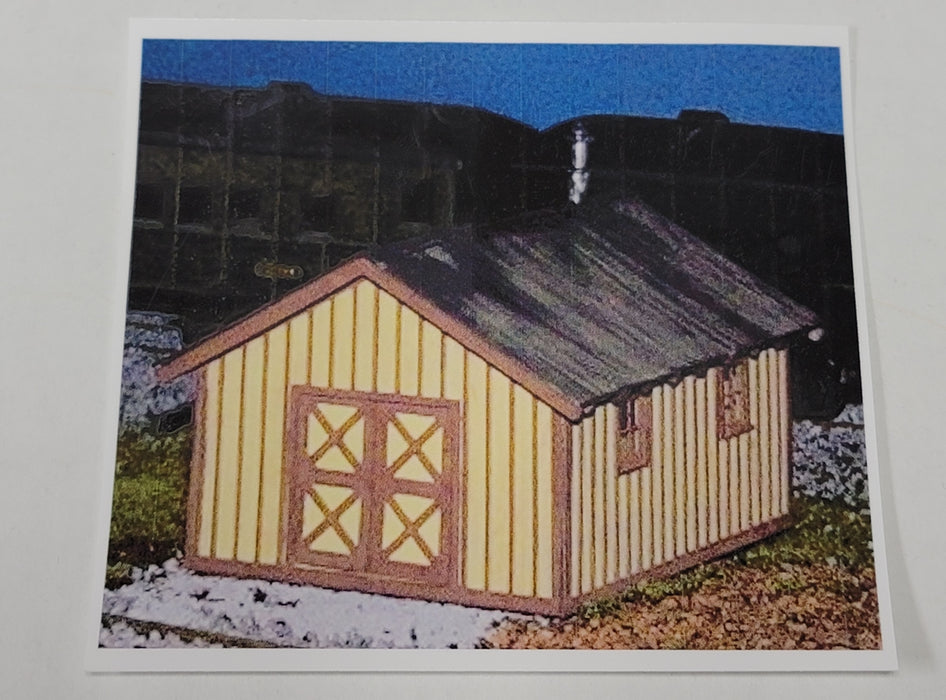 Mainline Laser M-101 HO Scale Reading Tool Shed Laser Cut Wood Kit