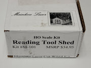 Mainline Laser M-101 HO Scale Reading Tool Shed Laser Cut Wood Kit
