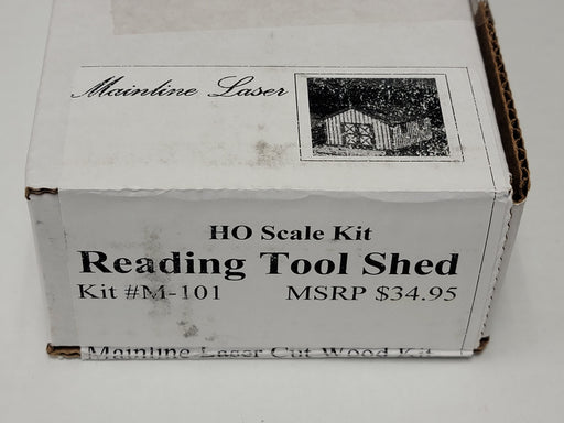 Mainline Laser M-101 HO Scale Reading Tool Shed Laser Cut Wood Kit