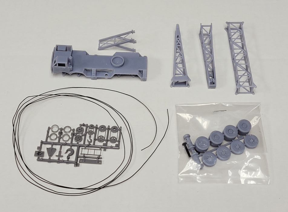 Bethlehem Car Works Sparrows Point SP-105 HO Scale P-H Mobile Crane 3D Printed Kit