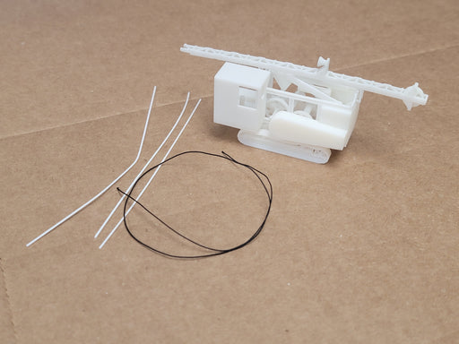 Bethlehem Car Works Sparrows Point SP-101 HO Scale 3D Printed 29T Churn Drill Kit