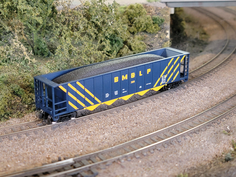 Fox Valley Models 83609-4 N Scale Ortner Hopper BM&LP 329 - NOS