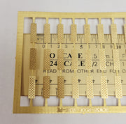 Bethlehem Car Works 38 HO Scale Brass Roof Vents (24)