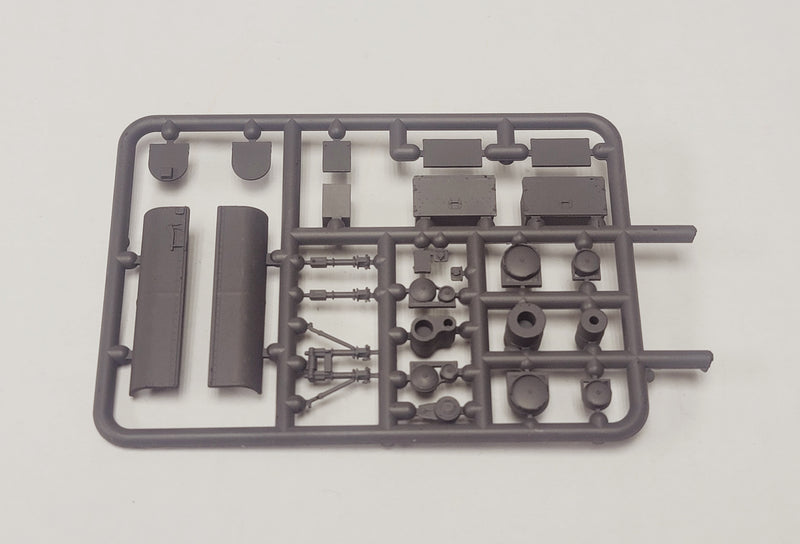 Branchline Trains 51115 HO Scale Pullman Battery Boxes, Air Tanks, and Underbody Details - Gray