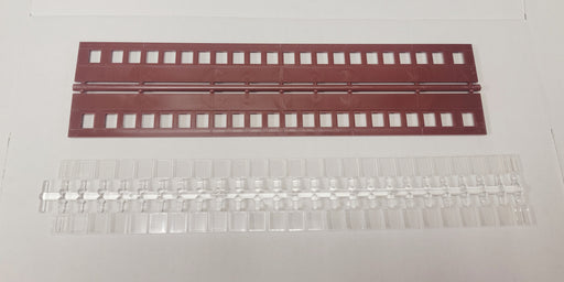 Branchline Trains 151001 HO Scale 80' Single Window Coach Car Sides - Oxide