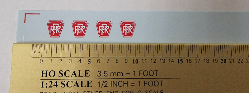 Bethlehem Car Works HO Scale Pennsylvania Keystone Decals