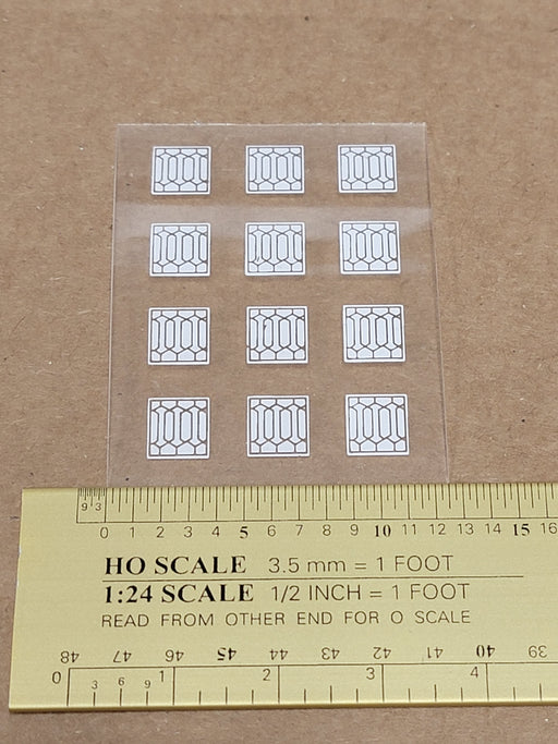 Bethlehem Car Works 101 HO Scale Acetate Lavatory Windows