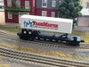 Lionel 6-19411 O Gauge NKP Flatcar with Autographed Trainmaster Trailer - USED