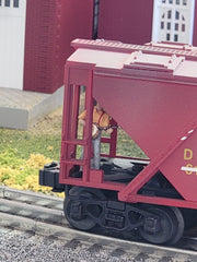 Lionel 6-6124 O Gauge Covered Hopper Delaware & Hudson 6124 Weathered - USED