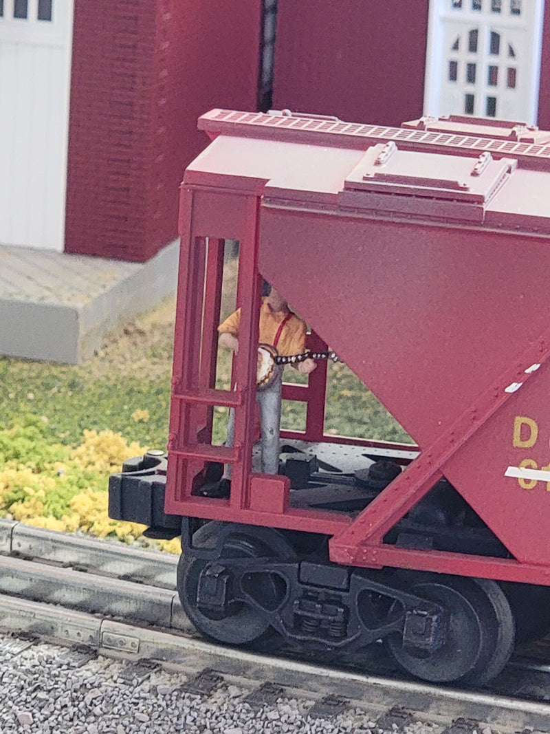Lionel 6-6124 O Gauge Covered Hopper Delaware & Hudson 6124 Weathered - USED