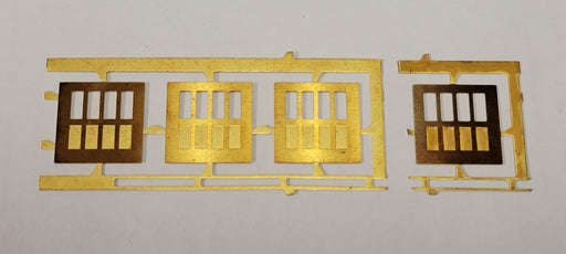 Bethlehem Car Works KitBits 89 HO Scale Brass 6' Baggage Doors (Set of 4)