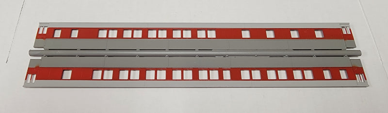 Branchline Trains 151102 HO Scale Pullman Monon 10-1-2 3585 Car Sides (1 Set)