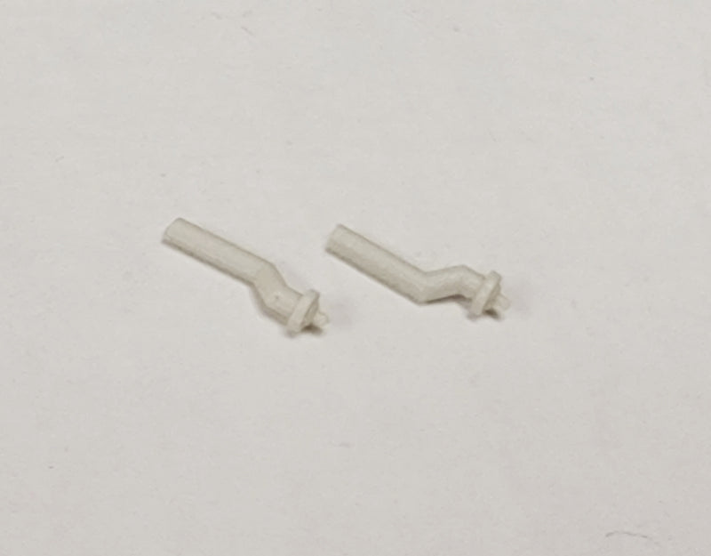 Bethlehem Car Works KitBits 54 HO Scale Plastic Curved Waste Shoot (1 Pair)