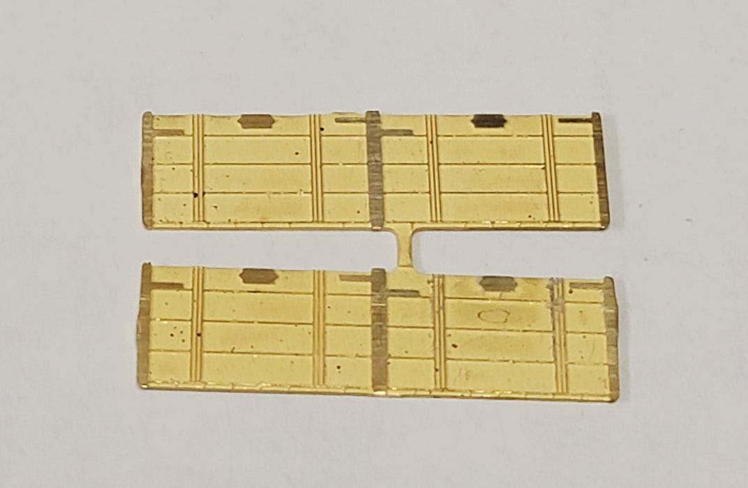 Bethlehem Car Works KitBits 84 HO Scale Brass SOO Line Battery Boxes (1 Pair)