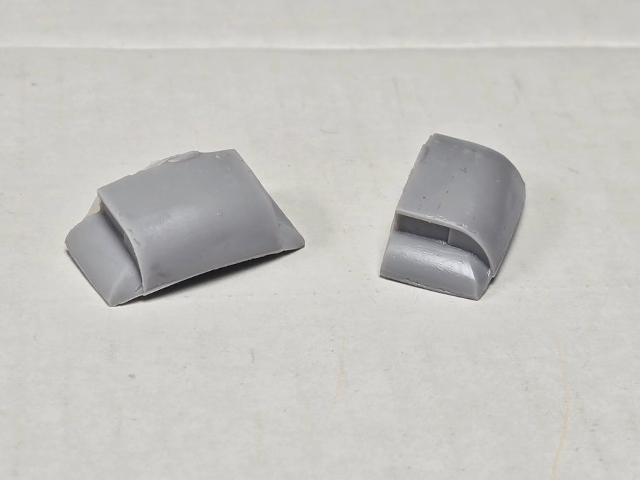 Bethlehem Car Works 130e HO Scale Clerestory Roof Resin End Caps (1 Pair)