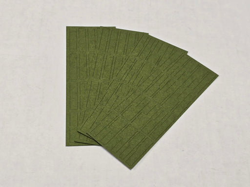 Bethlehem Car Works KitBits AMB366 HO Scale Green Window Shades for Branchline Heavyweight Coaches