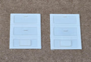 Bethlehem Car Works 379a 8 1/2'x6 1/2' Creco Doors for Boxcars (1 Pair)