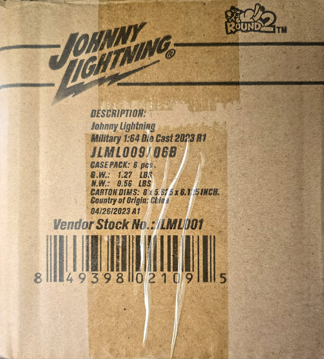 Johnny Lightning JLML009 Korea The Forgotten War Version B Sealed 6 Pack