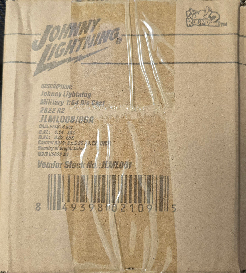 Johnny Lightning JLML008 WWII Warriors European Theater Version A Sealed 6 Pack