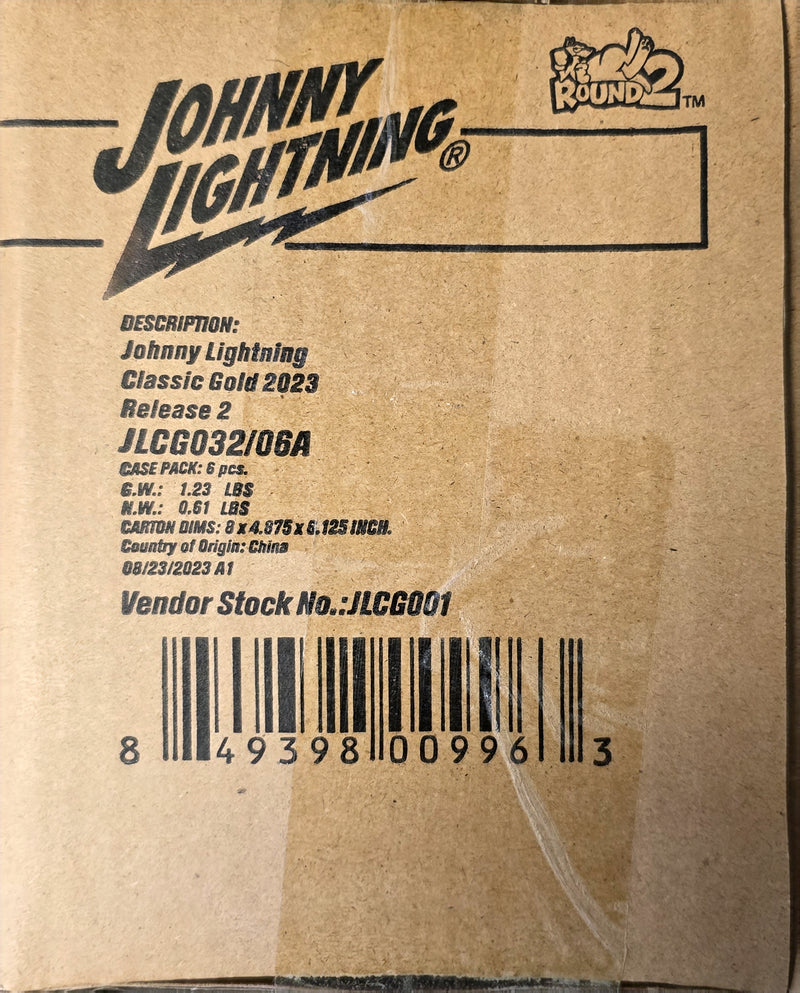 Johnny Lightning JLCG032A Classic Gold 2023 Release 2 Version A Sealed Case (6 Pack)