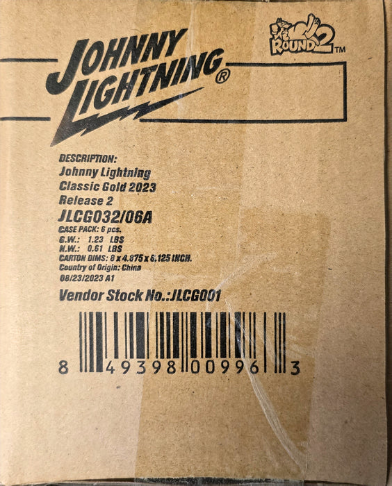 Johnny Lightning JLCG032A Classic Gold 2023 Release 2 Version A Sealed Case (6 Pack)