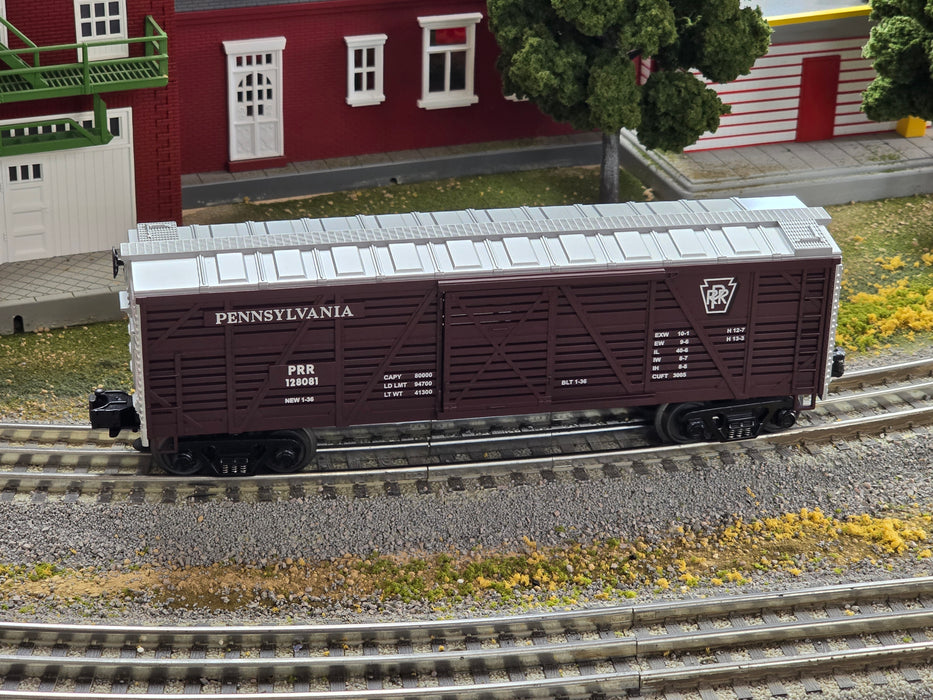 MTH RailKing 30-4103B O Gauge Stock Car Pennsylvania PRR 128081 (Like New USED)
