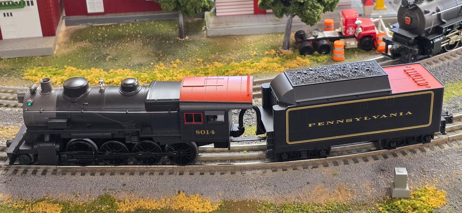 MTH RailKing 30-4103E-1 O Gauge 2-8-0 Steam Locomotive Pennsylvania PRR 8014 (USED)