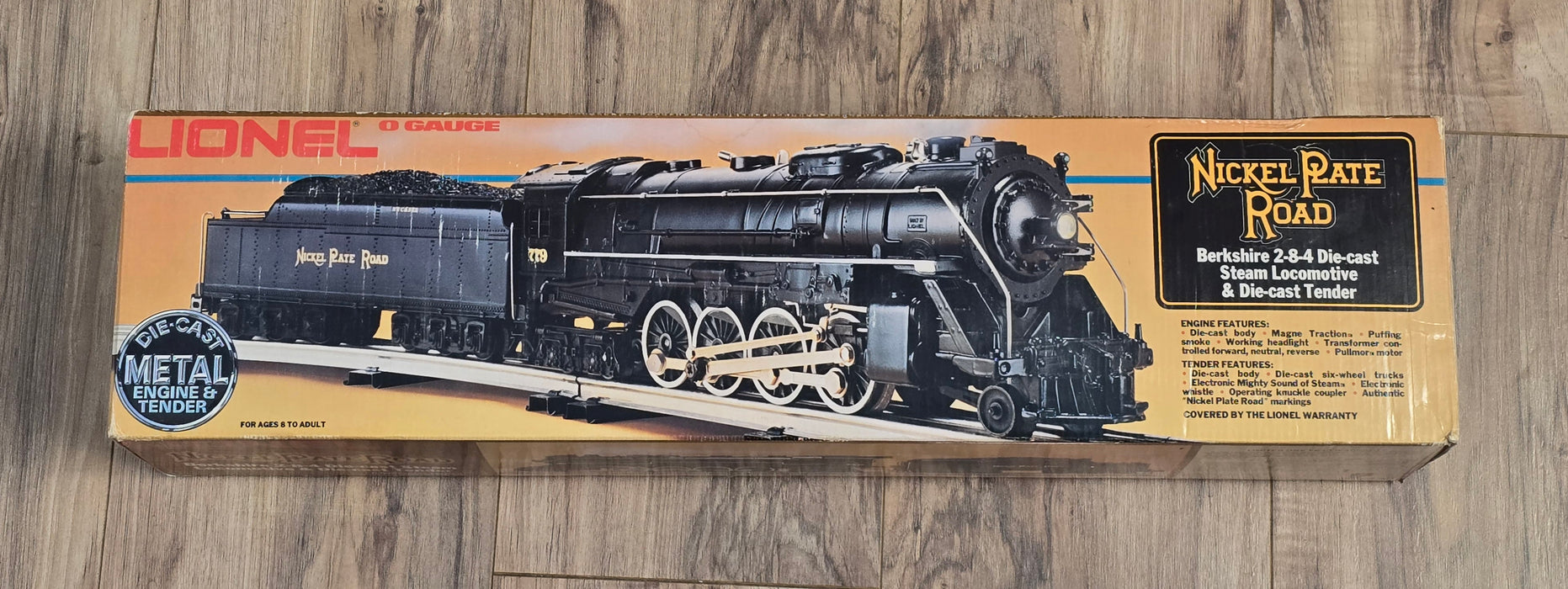 Lionel 6-8215 2-8-4 Berkshire Die Cast Steam Locomotive Nickel Plate Road NKP 779 - NOS
