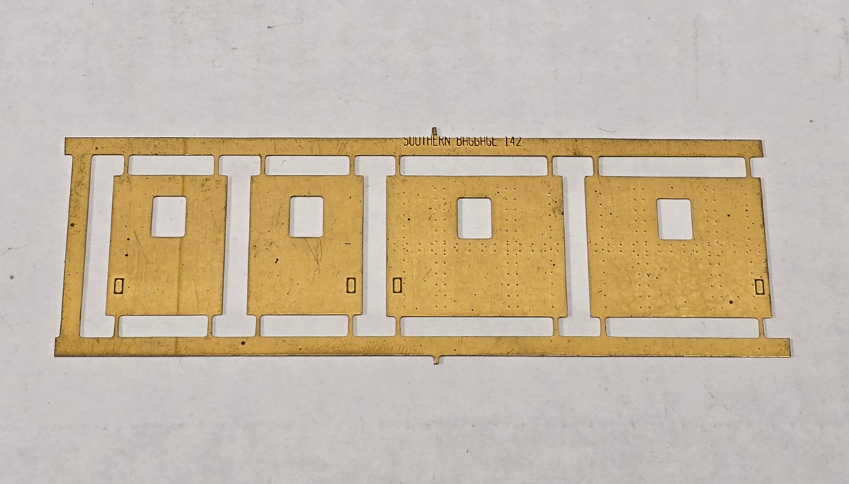 Bethlehem Car Works KitBits 1431-D HO Scale Brass Southern Baggage Doors (Set of 4)