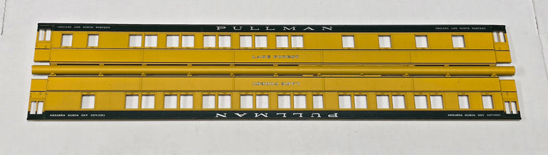 Branchline Trains HO Scale Pullman 10-1-2 3585 C&NW Lake Forest Car Sides (1 Set)
