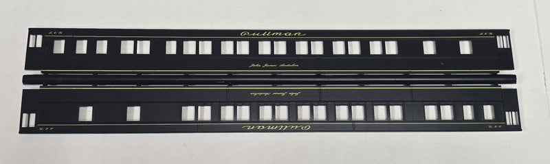 Branchline Trains HO Scale Pullman 12-1 3410 Car Sides L&N John James Audubon (1 Set)