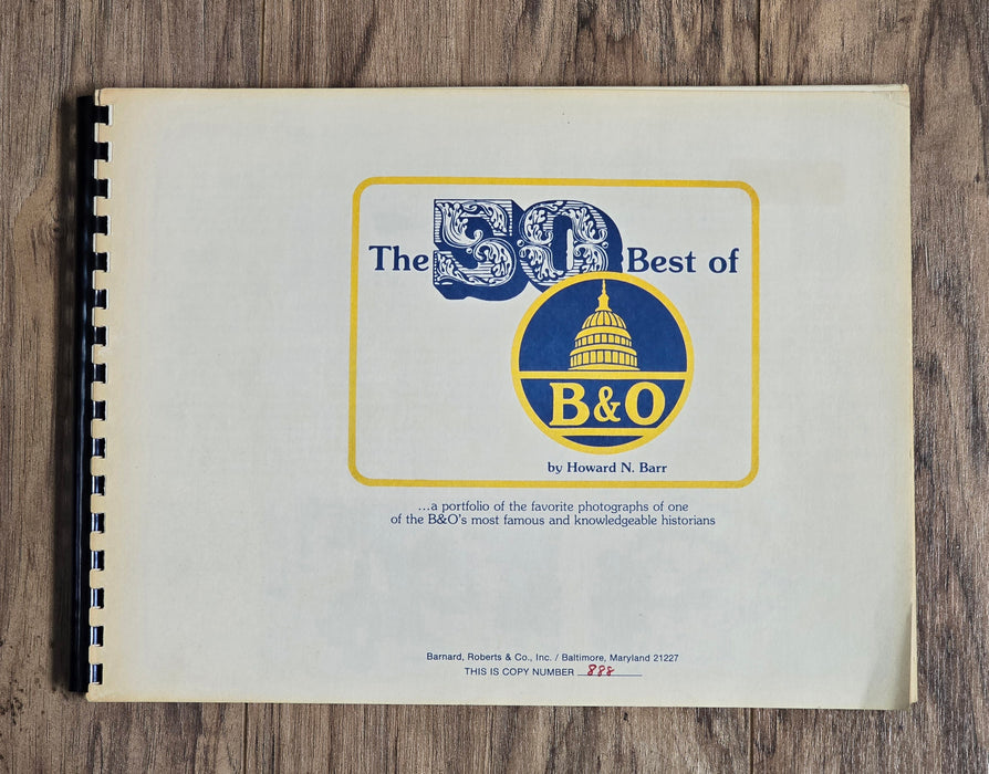 The 50 Best of B&O by Howard N. Barr - USED
