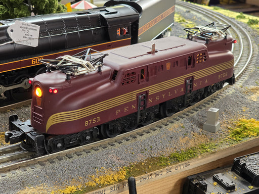 Lionel 6-8753 O Gauge GG1 Electric Locomotive Pennsylvania Railroad Tuscan Red 5 Stripe - USED
