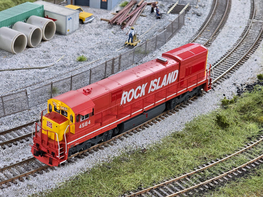 Atlas 7319 HO Scale GE U30C Diesel Rock Island RI 4584 - USED