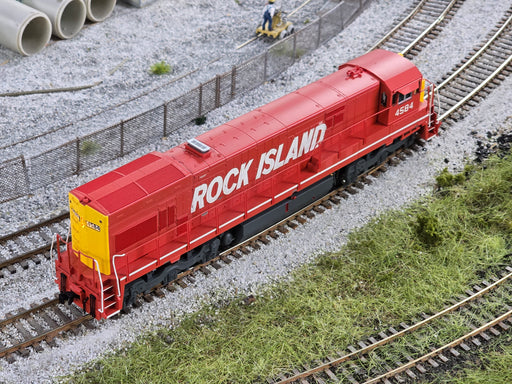 Atlas 7319 HO Scale GE U30C Diesel Rock Island RI 4584 - USED