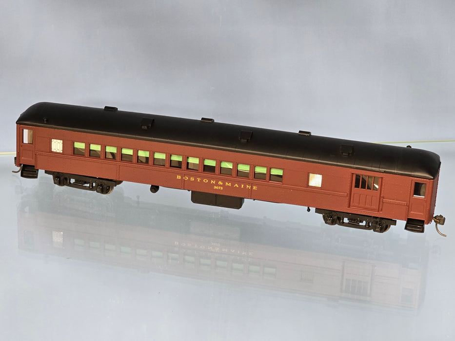 Bethlehem Car Works 5221-03 HO Scale Suburban Steel Combine Boston & Maine 3673