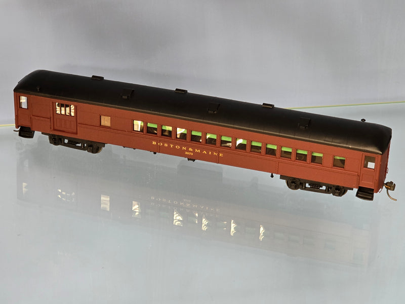 Bethlehem Car Works 5221-03 HO Scale Suburban Steel Combine Boston & Maine 3673