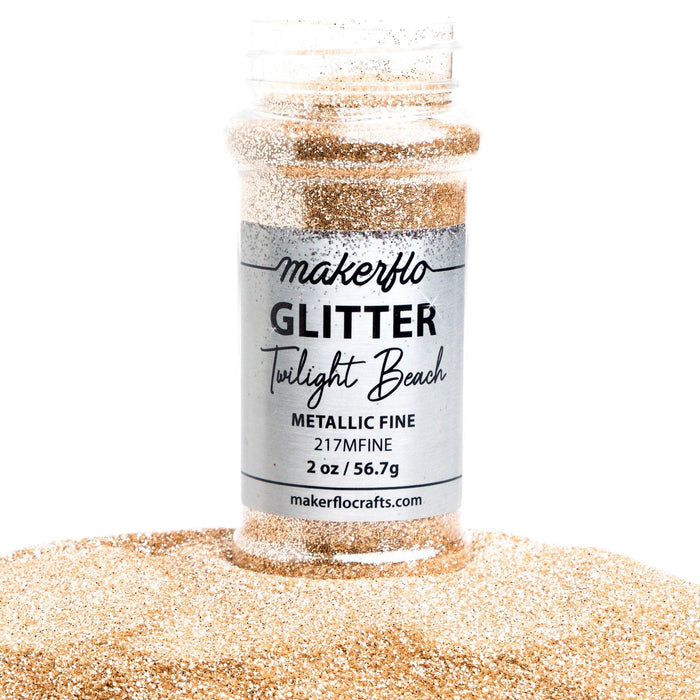 MakerFlo Crafts Twilight Beach - Fine Glitter 2oz