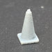 3G Resin Prints B-00035 HO Scale 28" Tall Traffic Cones (Unpainted Resin Pack of 6)
